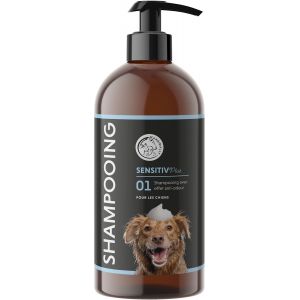 Jgd-Naturel Sensitiv Plus Shampoing Chien &iquest; Shampooing Chien Sensible Et Shampoing Chiot, Nettoyage Doux Et Au Ph Neutre &Agrave; Base D&iquest;Huile De Coco, Sans Silicones, Parab&egrave;nes Ni Parfums Artificiels &iquest; 500 - Neuf