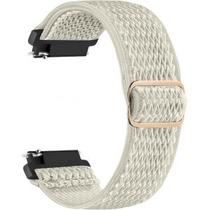 Kal-Bracelet De Montre Élastique En Nylon - 16 Mm, 18 Mm, 19 Mm, 20 Mm, 22 Mm - Bracelet De Rechange Sport Réglable Et Respirant Pour Homme Et Femme - Neuf
