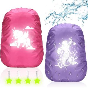 Housse De Protection Contre La Pluie Pour Enfant,Housse Sac À Dos Imperméable,Housse De Sac À Dos Réfléchissante,Pour Les Enfants En Plein Air Camping Randonnée.[B1992] - Neuf