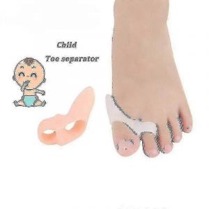 Lot De 2 Enfants Hallux Valgus Protector Overlap Toe Corrector - Blanc - Neuf