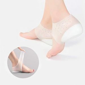 Paire De Talonnettes En Silicone Pour Augmenter La Hauteur Des Semelles Invisibles En Gel Pour Fasciite Plantaire 2 Cm - Neuf