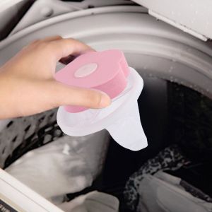 HJLIAN Filtre a charpie pour machine a laver, sac a linge, attrape-cheveux flottant (rose) - Neuf