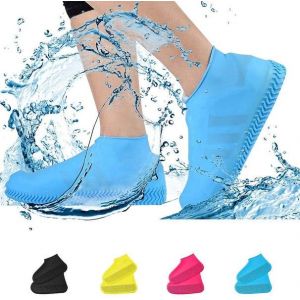 Couvre-Chaussures Imperméables En Caoutchouc De Silicone ¿ Couvre-Chaussures Antidérapants Pour La Pluie, La Boue Et La Neige ¿ Protection Durable, Légère Et Réutilisable Pour Chaussures D'extérieur - Neuf