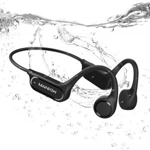 MEVRONISSHOP-Casque de natation, &agrave; bruit osseux, Bluetooth 5.4, &eacute;tanche IPX8, m&eacute;moire 32 G, casque sous-marin avec lecteur MP3 pour la natation, la course &agrave; pied - Neuf