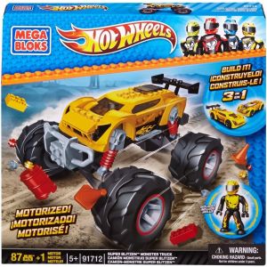 Mega Bloks - Hot Wheels - 91712 - Jeu De Construction - Camion Monstre - Neuf