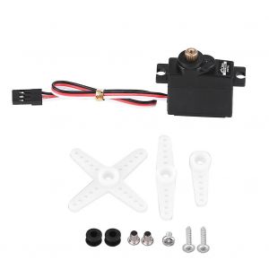 Servo analogique num&eacute;rique Mini Micro Metal Gear Core 17g 4.8-6V pour avion &agrave; voilure fixe RC - Neuf