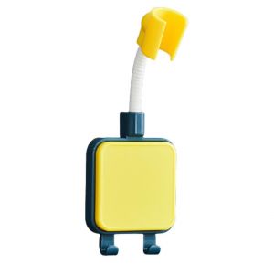 Support de pommeau de douche r&eacute;glable avec adh&eacute;sif puissant et conception &eacute;tanche - Neuf