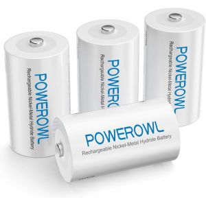 Thef-Pile Lr14 Rechargeable Pré-Chargé 5000mah 1,2v Ni-Mh Rechargeables Pile C,1200 Cycles Faible Auto-Décharge Accu Lot De 4 - Neuf