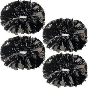 Paquet De 4 Pom-Pom Poms,Pom Pom Pom Métallique Avec Poignée De Bâton D'entraînement - Neuf