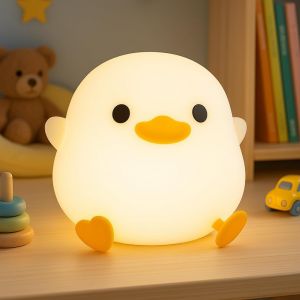 Dodo - Veilleuse Canard - Cadeau Pour Enfants Et Filles - Lampe De Chevet Avec Minuterie Portable À Intensité Variable - Pour Chambre D'enfant, Chambre À Coucher, Bureau - Neuf
