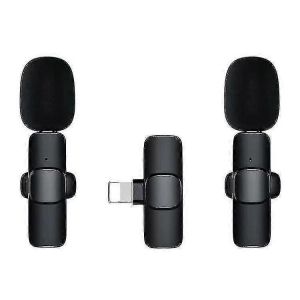 Microphone sans fil pour Ipad Iphone,microphone cravate sans fil avec réduction du bruit automatique - Neuf