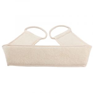 Sangle de bain en luffa, gommage du dos en luffa, exfoliant biologique, massage du dos, outil de douche spa pour hommes et femmes - Neuf