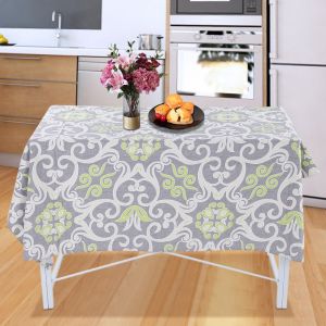 Hjlian Nappe De Cuisine En Coton Et Lin 140 X 180 Cm Gris - Neuf