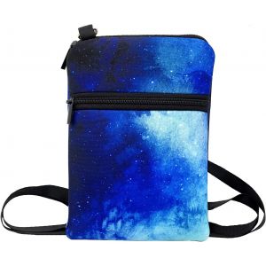 KALANKA-Sacoche pour Téléphone Portable - Sac Bandoulière pour Femme Porte-Monnaie Portable Mini Pochette Porte-Carte Épaule Portefeuille Sac pour iPhone X/XR / 8/8 Plus / 7/7 Plus et Samsung - Neuf