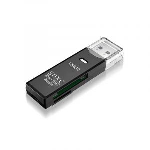 Lecteur de cartes USB3.0 2.0,haute vitesse,multi-ports,Micro SD TF,graveur de cartes,ordinateur portable,tablette,adaptateur d'extension de m&eacute;moire--USB3.0 Black - Neuf