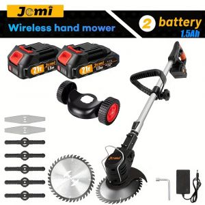 Debroussailleuse Tondeuse Jardin Sans Fil, Modele: 2 Batteries - Neuf