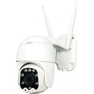 (1080P 5X Zoom) 3G / 4G Lte-Beveiligingscamera Buiten Met 20M Kleuren Nachtzicht, 1080P Ptz Cctv-Camera Buiten Bewakingscamera 355 ° Pan 90 ° Tilt Menselijke Detectie Auto Tracking Tweerichtingsaudio - Neuf