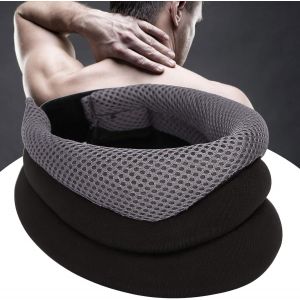 Collier Cervical De Support Cervical, Support De Cou En Éponge Douce Soulage Les Enveloppes De Douleur Stabilize La Traction Des Vertèbres Cervicales Pour Le Sommeil Utilisé En Avion - Neuf
