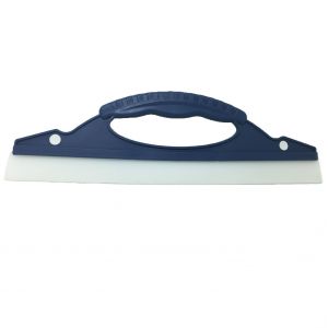 Lot de 2 raclettes de douche en silicone, pour vitres de voiture, poignée ergonomique, outil de nettoyage ménager - Neuf