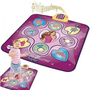 Tapis de Danse Jouets pour Enfants - Rose - 5 Modes de Jeu - Cadeaux de Noël pour Filles - Neuf
