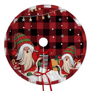 Jupe de sapin de No&euml;l 120 cm, compatible avec les d&eacute;corations de No&euml;l Grinch et champ&ecirc;tres pour la maison, usage int&eacute;rieur et ext&eacute;rieur pendant les f&ecirc;tes - Neuf