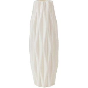 pots de plantes de fleurs,vase de pot de fleurs incassable en plastique salle d'étude couloir maison mariage décoration vase moderne pour bureau blanc1 - Neuf