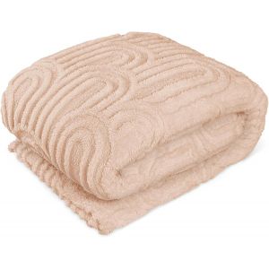 Ytfhg-Couverture Polaire Douillette, Couverture Chaude De Canapé, Jete De Canape Grande Taille, Moelleuse Plaid Couverture Lit Douillette Pour Toutes Les Saisons (Kaki, 100x150cm) - Neuf