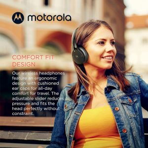 Moto Xt500 / Pulse Escape - Casque Sans Fil Avec Microphone And Passive Noise Isolation - Bluetooth 15H - Noir - Neuf