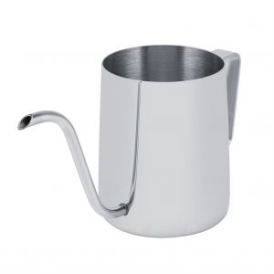 HJLIAN Bouilloire a cafe en acier inoxydable a col de cygne et bec etroit, 350 ml (argent) - Neuf