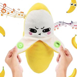 Banana Induction Beat Piano Jouet En Peluche Fruit Instrument Rythmique Musical Interactif Jouet Piano &Eacute;lectronique Multijoueur, Jaune, 9 - Neuf