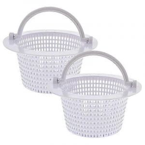 Panier de remplacement pour écumoire de piscine avec poignée,paquet de 2 - Écumeur de piscine hors sol à paroi traversante B - Neuf