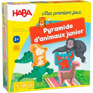 Chenquansarl-Mes Premiers Jeux &iquest; Pyramide Danimaux Junior - Jeu De Soci&eacute;t&eacute; - Jeu D'adresse Et D'empilement - 2 Ans Et Plus - 306070 - Neuf