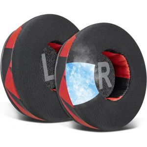 KAL-Gel De Refroidissement Mousse Coussin Coussinets Pour Skullcandy Cassette On-Ear Les Sans Fil Casques, Coussinets D¿Oreille En Tissu De Soie Glacée, Mousse Haute Densité - Neuf