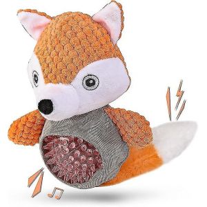 Jouet Couineur Pour Chien, Jouet À Mâcher En Forme De Renard Pour Jeux D'intérieur Et D'extérieur, Peluche Résistante, Jouets Pour Chiots En Peluche, Hw-Renard - Neuf
