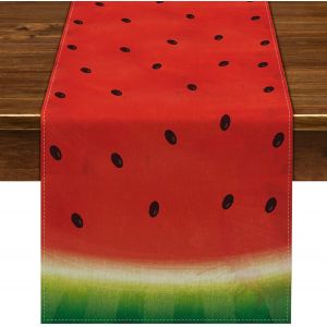 Chemin De Table D&eacute;coratif &Eacute;t&eacute; 33 X 180cm (Past&egrave;que), Chemin De Table En Toile De Jute Pour Mariage, &Eacute;t&eacute;, Automne, Festival, D&eacute;coration F&ecirc;te Ext&eacute;rieur - Neuf