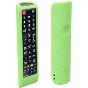 Sikai Coque Protection Telecommande Compatible Avec Samsung Remote Étuis En Silicone Souple De Télécommande Pour Samsung Smart Tv Housse De Protection Anti-Poussière (Lumineux Vert) - Neuf