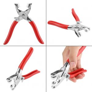 Attaches metalliques, boutons-pression, boucles, boutons-pression colores pour vetements et ensemble de pinces - Neuf