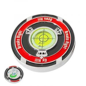 Marqueur De Balle De Golf Alliage Balle De Golf De Haute Précision Vert Aide À La Lecture Avec Échelle Accessoires De Golf Portables Pour La Conduite De Terrain De Golf - Neuf