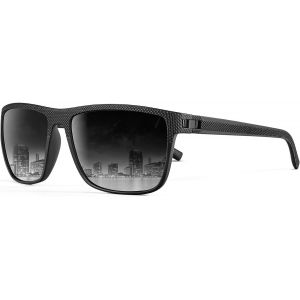 Sunglasses Mens Polarised, Classic Vintage Sun Glasses, Lightweight Frame Uv400 Protection For Driving Fishing Cycling - Neuf