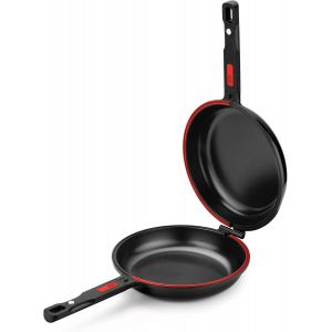 Subzonal-Dupla Premiere | Po&ecirc;le Double &Agrave; Omelette 24 Cm, Noir, Fonte Aluminium Avec Antiadh&eacute;sif Sans Pfoa, Compatible Tous Feux Dont Induction - Neuf