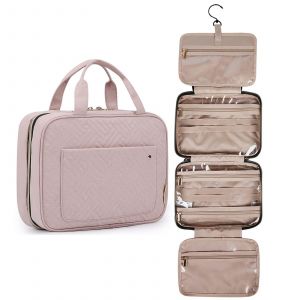 Trousse de toilette de voyage à suspendre, rose céleste, pour femmes et hommes, Fol - Neuf