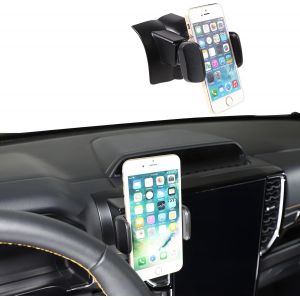 KALANKA-Support de t&eacute;l&eacute;phone de voiture pour Ford Ranger 2023-2024 - Support de t&eacute;l&eacute;phone portable rotatif fixe pour iPhone Android et smartphones universels (clip/A) - Neuf