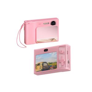 Appareil photo num&eacute;rique 4K 48 MP 1080p avec zoom 8x, &eacute;cran 2,4 pouces, lecteur MP3, chargement USB-C, pour &eacute;tudiants - Neuf