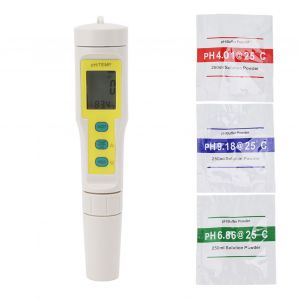 HJLIAN Testeur de pH numerique portable haute precision, facile a lire, pour l'eau potable, l'aquaculture, les piscines - Neuf