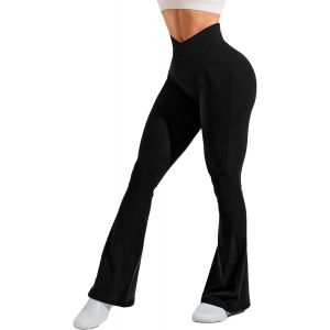 Pantalon De Yoga Pour Femme - Pantalon Long - Pantalon De Yoga - Jambes Larges - Pantalon De Loisirs - Taille Haute - Pantalon De Jazz - Danse - Legging &Eacute;vas&eacute; - Neuf