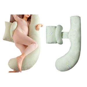 Coussin De Grossesse Pour Dormeuses Sur Le C&ocirc;t&eacute;, Avec Soutien Lombaire Et Abdominal - Neuf