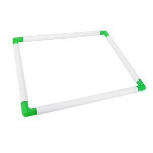 Cadre a broder carre en PVC pour point de croix, outil de bricolage (25 x 35 cm) - Neuf