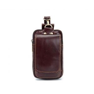 Sac De Poitrine En Cire D'huile G058 Avec Boucle Magn&eacute;tique Et Compartiment Zipp&eacute; - Neuf