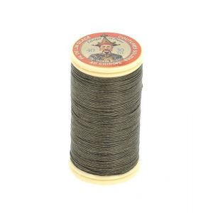 Fil Lin Glac&eacute; 30 M &iquest; Fil Au Chinois &iquest; N&deg; 40 &iquest; Fil De Lin Retors, Lisse, R&eacute;sistant. Color : 493 Kaki - Neuf