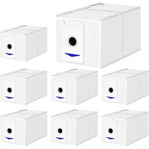 8 Sacs D'Aspirateur De Rechange Pour Ecovacs Deebot T30 Pro Omni, T30 Omni/T30/T30 Pro/T30 Max/T30 Plus Omni,3L Pièces De Rechange Pour Sacs À Poussière De Grande Capacité Antibact[SSE7112610] - Neuf